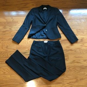 Calvin Klein Suit Jacket - Navy Pinstripe
